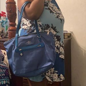 Nylon Coach handbag